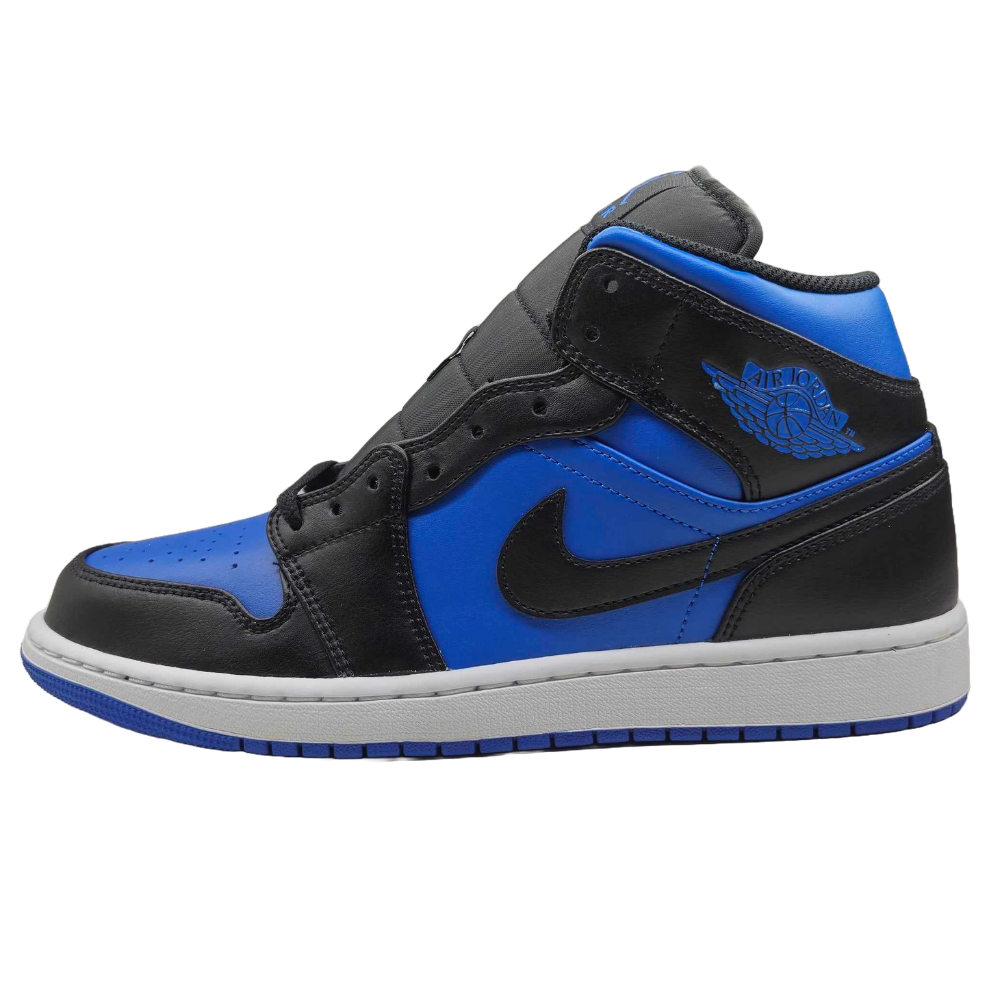 Air Jordan 1 Mid Black - Royal Blue