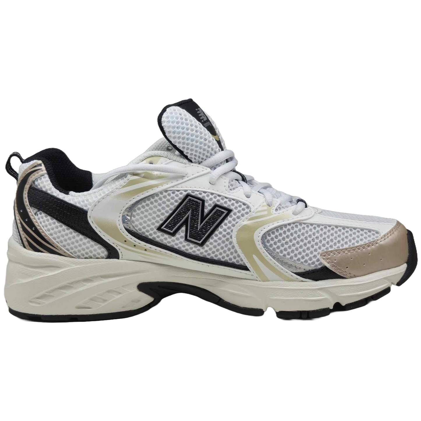 New Balance 530 'White Light Gold Metallic Black'